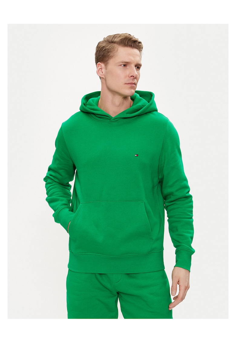 Hanorac barbati verde - model simplu -
