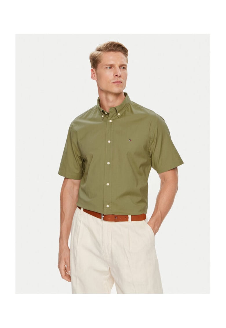 Camasa barbati verde - bumbac -