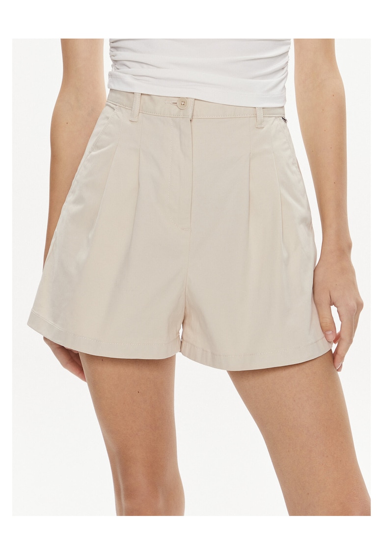 Pantaloni scurti dama bej - eleganti