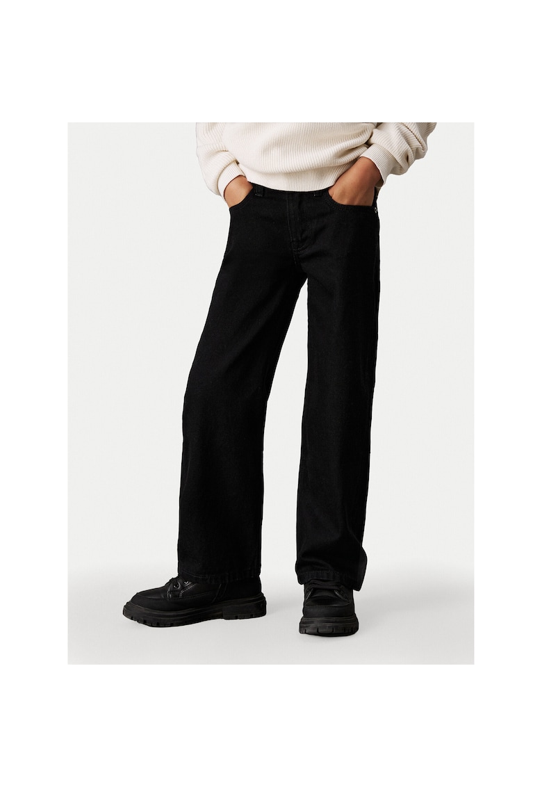 Pantaloni copii - negru - denim -