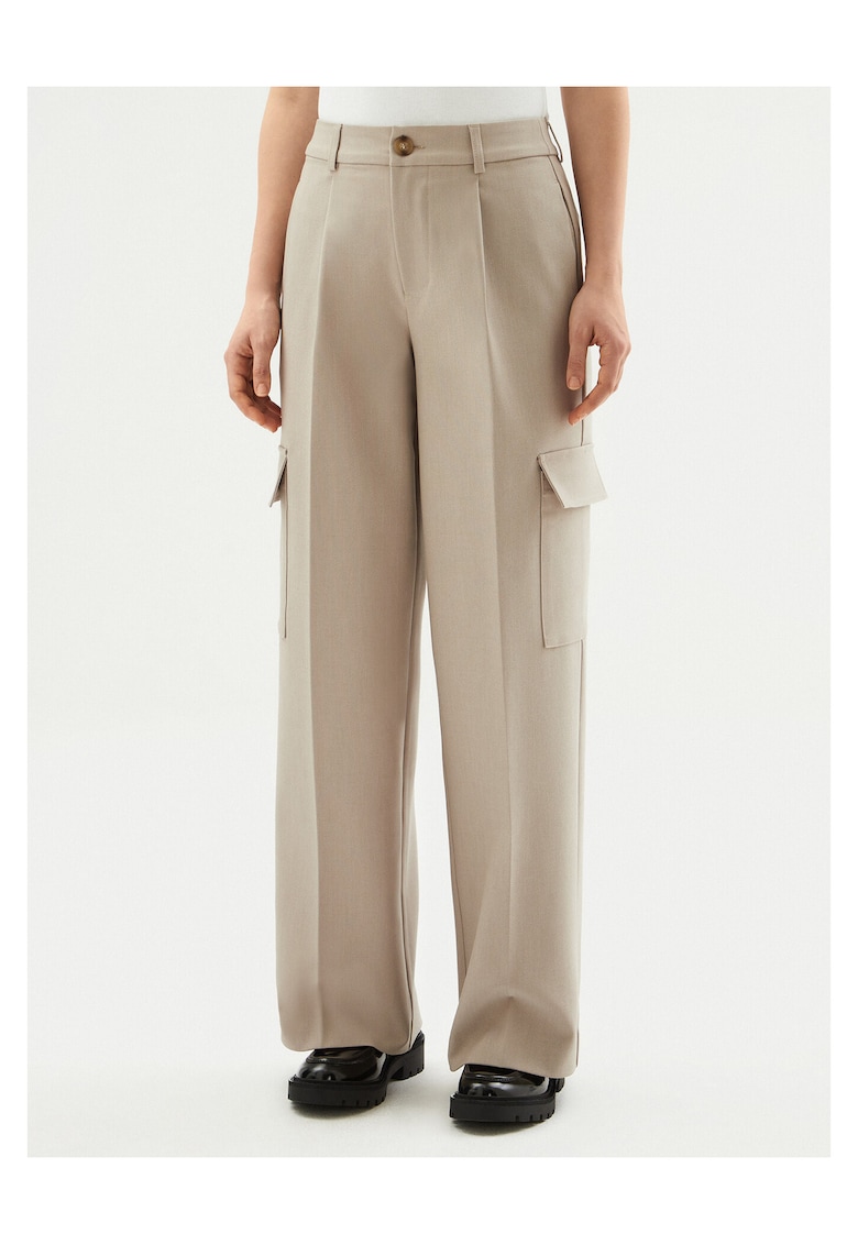 Pantaloni lungi pentru dama - gri