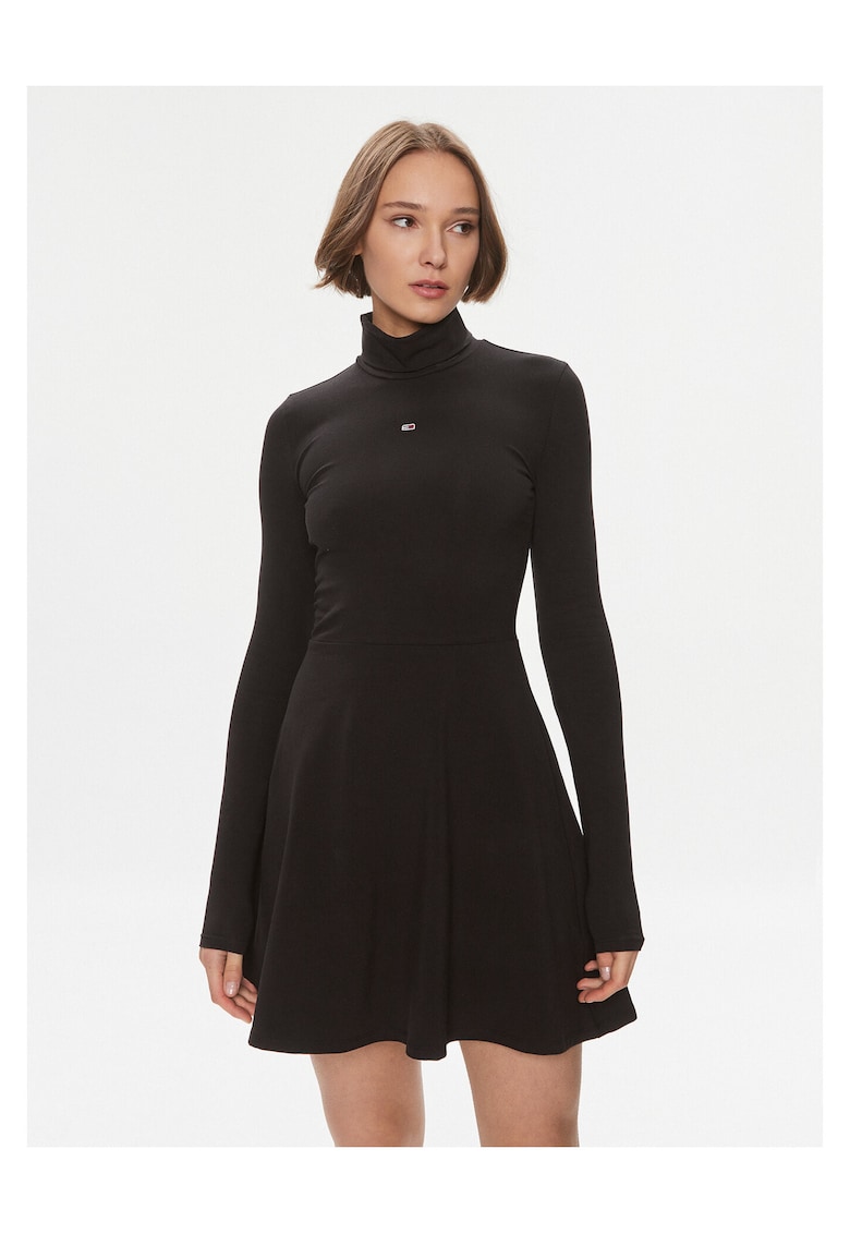 Rochie casual de dama negru -