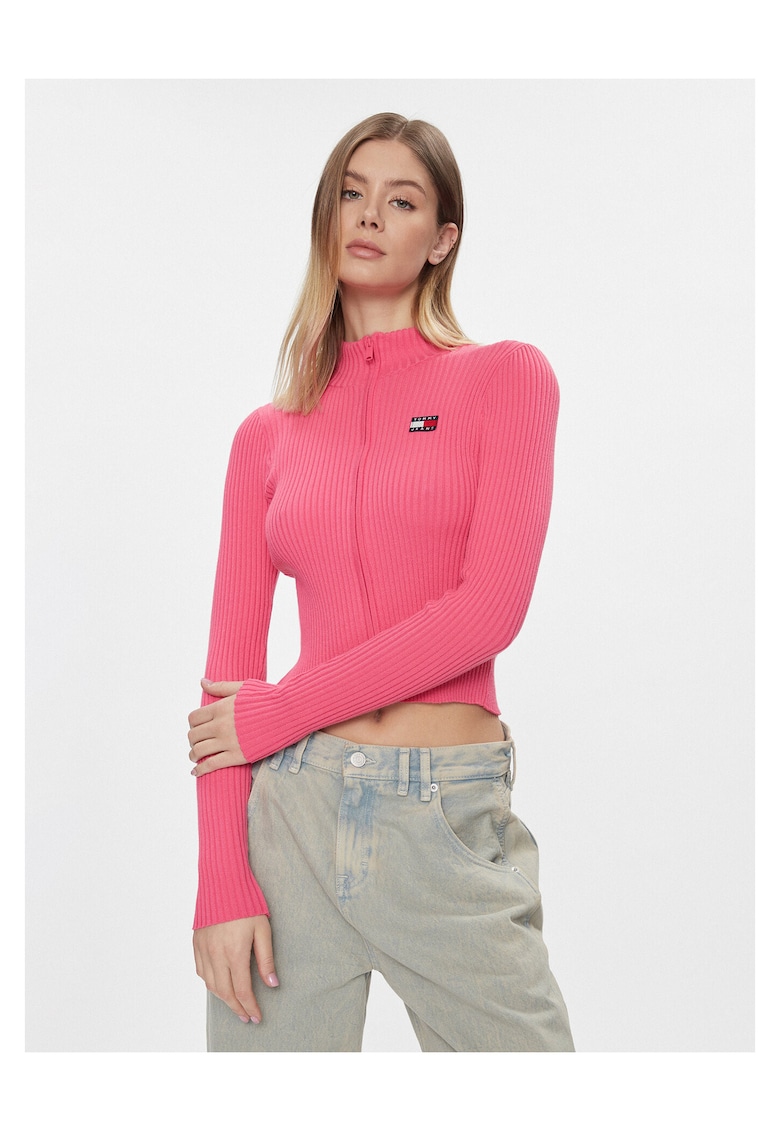 Cardigan dama roz - moale