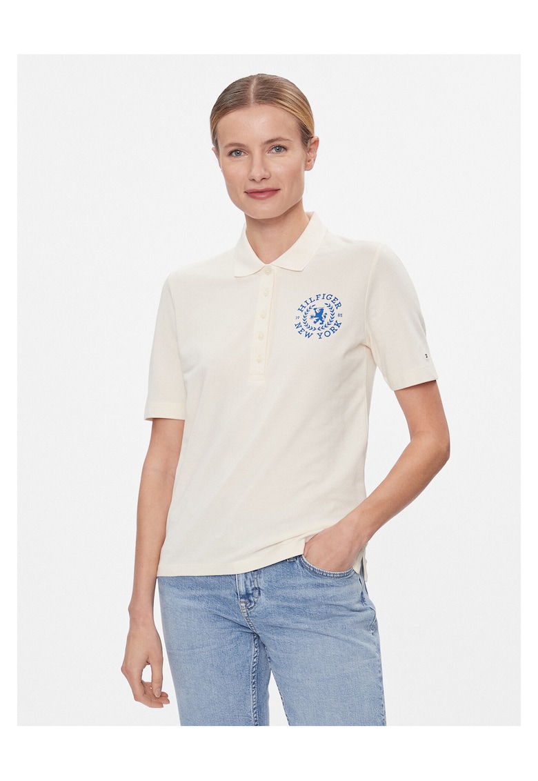 Tricou dama - Ecru - Polo -