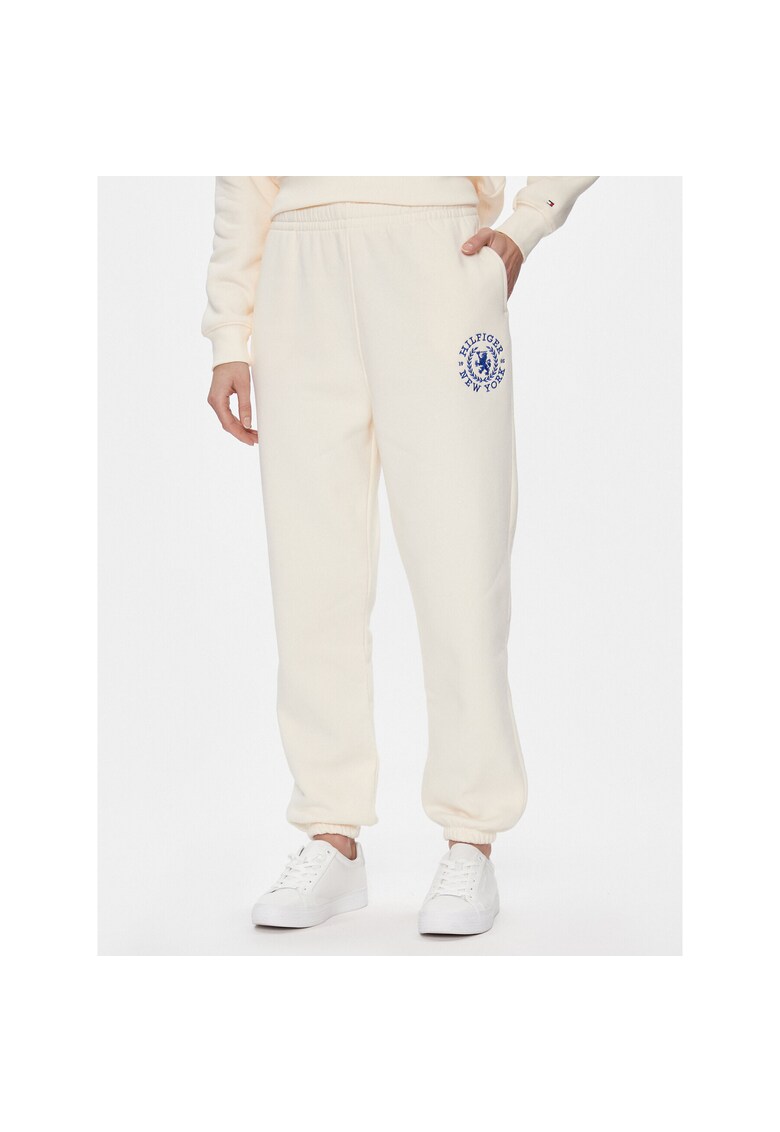 Pantaloni de trening ecru -