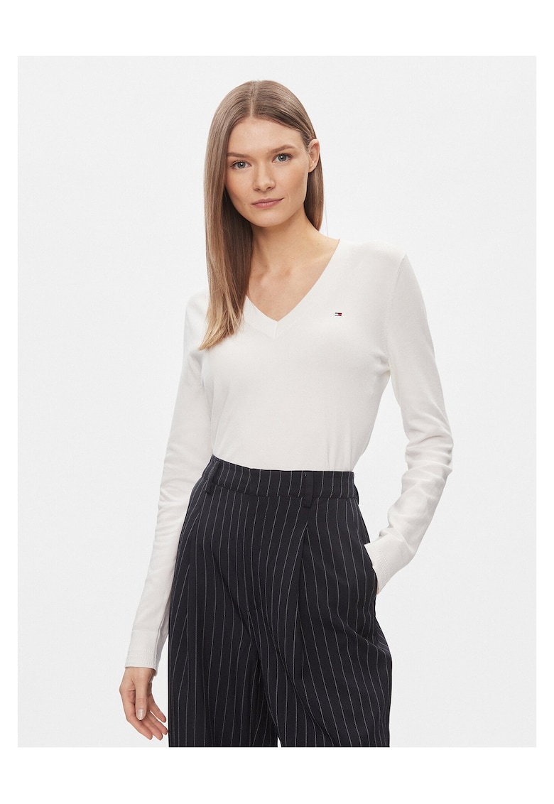 Pulover dama alb -