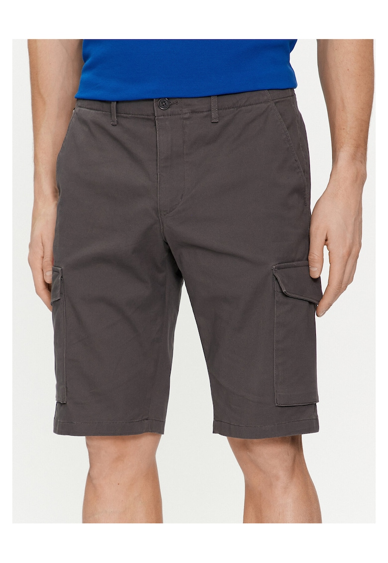 Pantaloni scurti barbati gri - bumbac