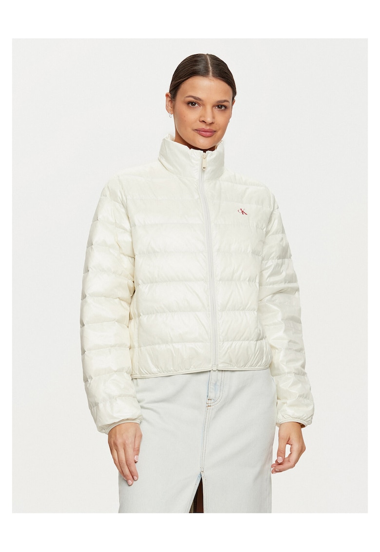 Calvin Klein Jeans Geaca de puf dama ecru -