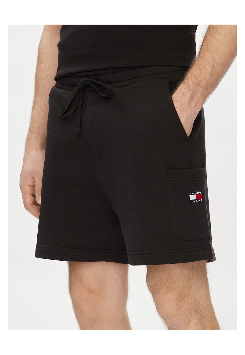 Pantaloni barbati - sorturi sport - negru - fabricatie originala -