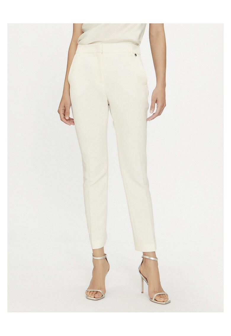 Pantaloni eleganti pentru dama ecru
