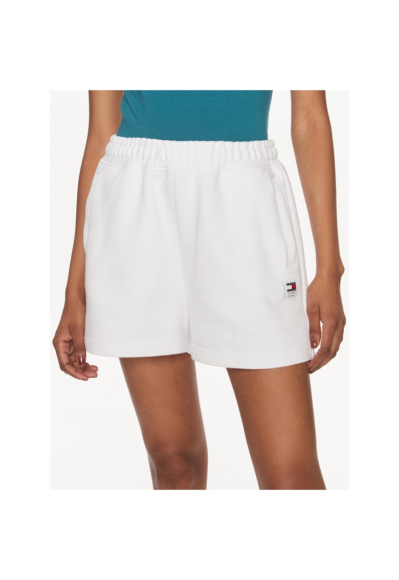 Pantaloni sport dama alb - scurti - casual