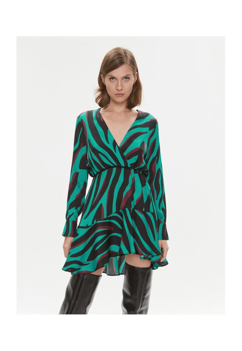 Rochie de cocktail - negru - turcoaz