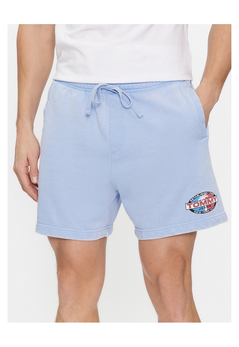 Pantaloni barbati - sorturi sport - albastru - fabricatie originala