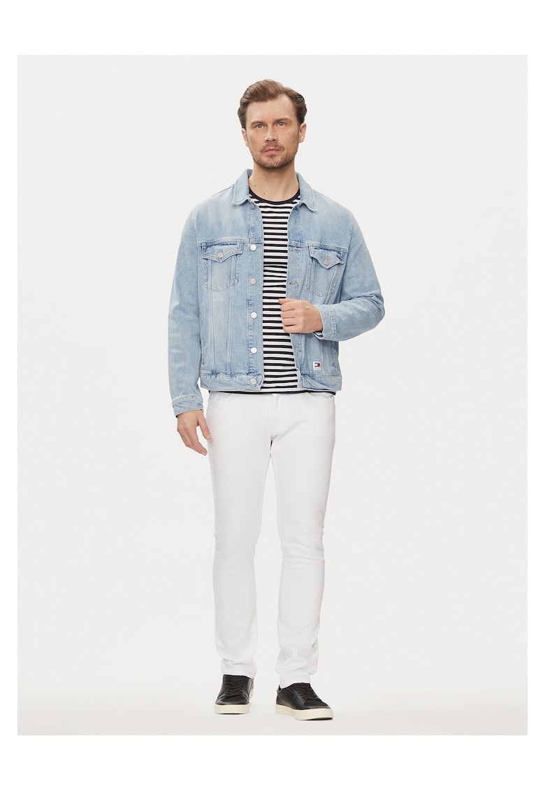 Blugi barbati albi - denim