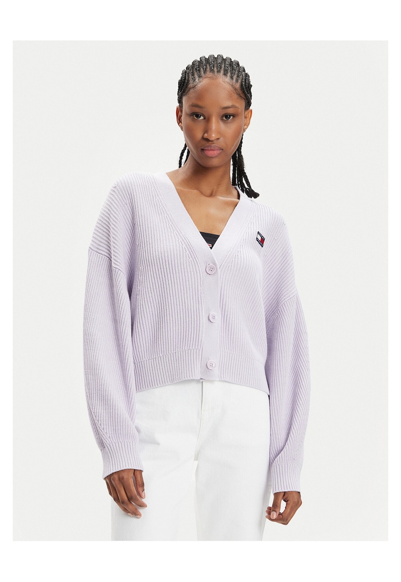 Cardigan dama violet - pulover casual