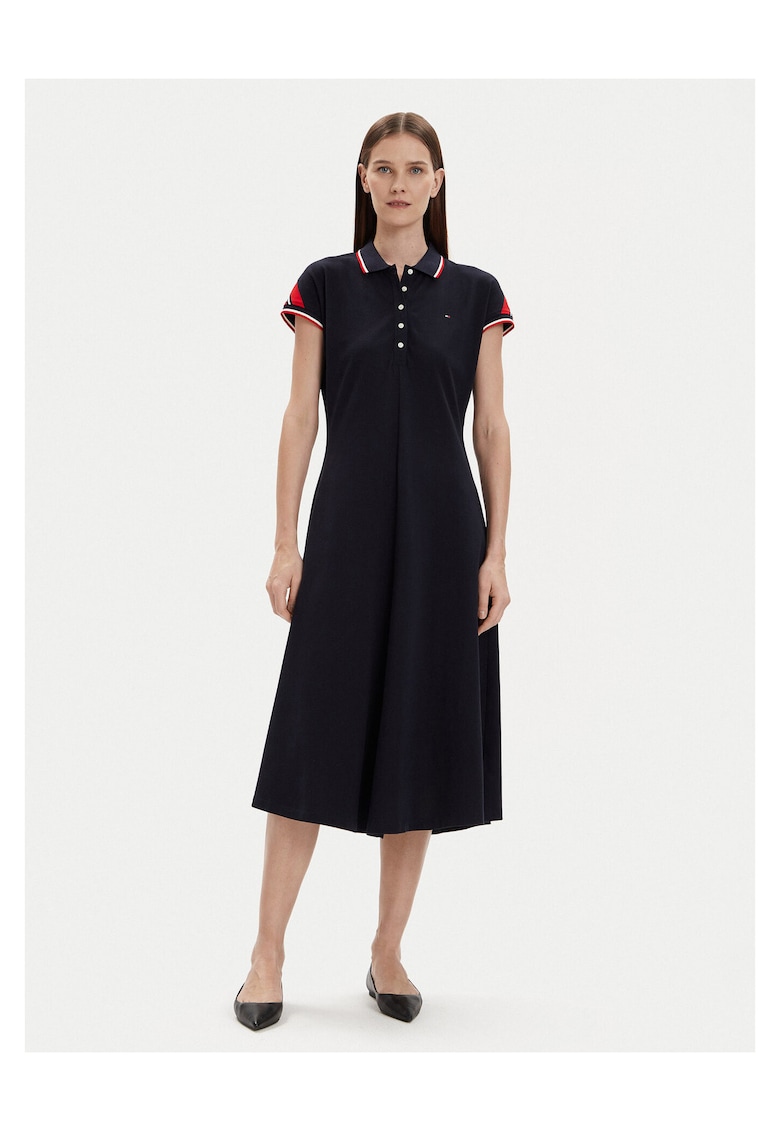 Rochie casual de dama bleumarin -