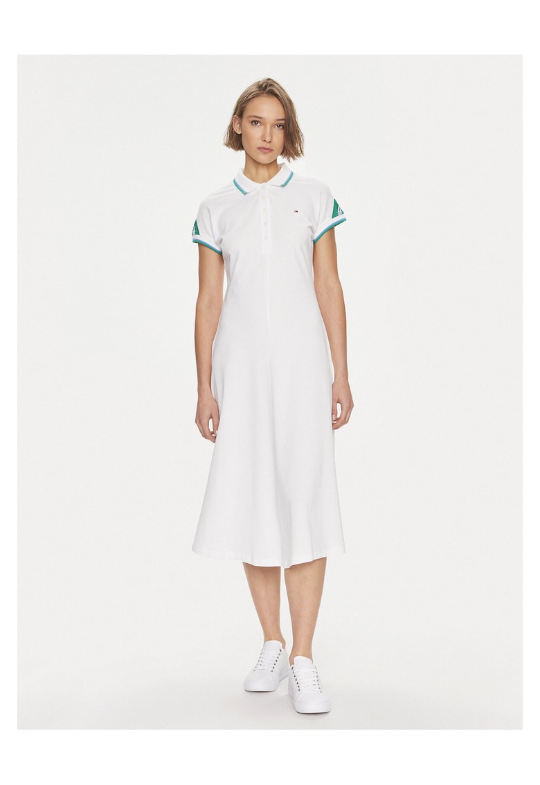 Rochie casual de dama alb -