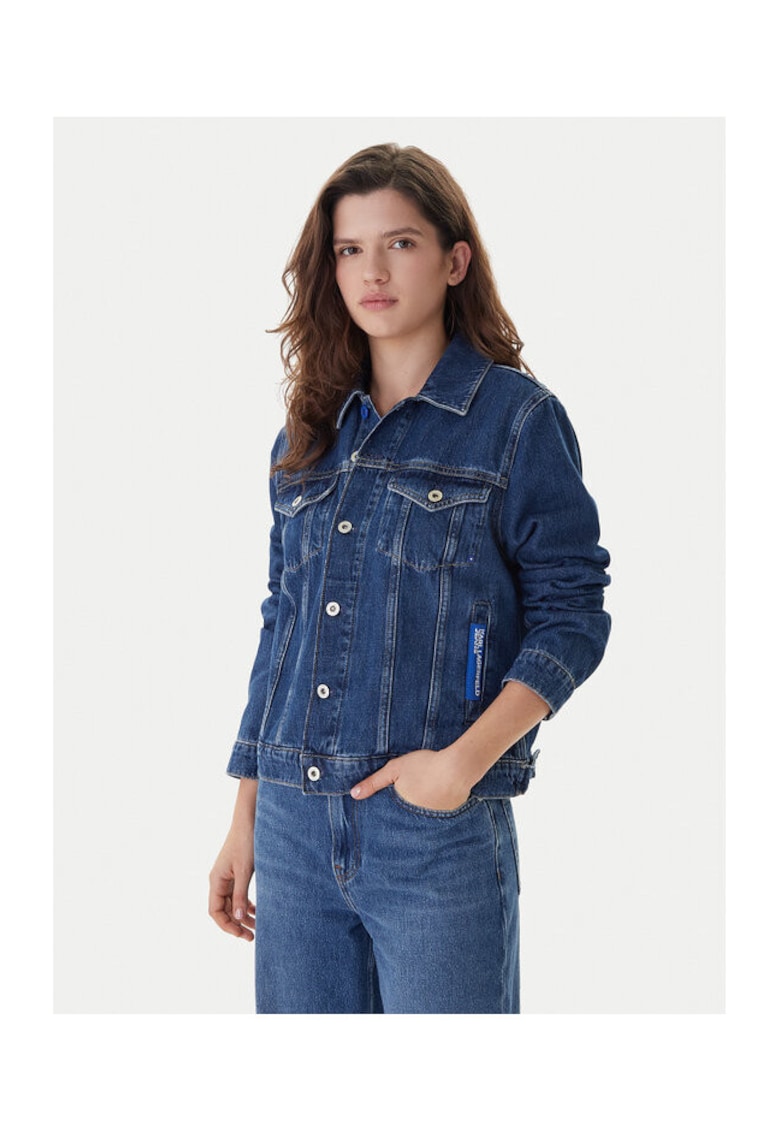 Geaca de blugi dama albastru - denim -