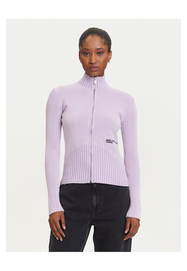 Cardigan dama violet