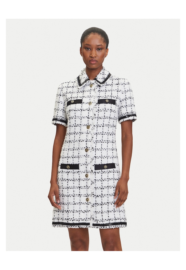 Rochie tricotata dama ecru