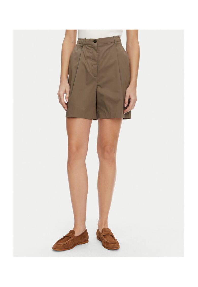 Pantaloni scurti pentru dama maro