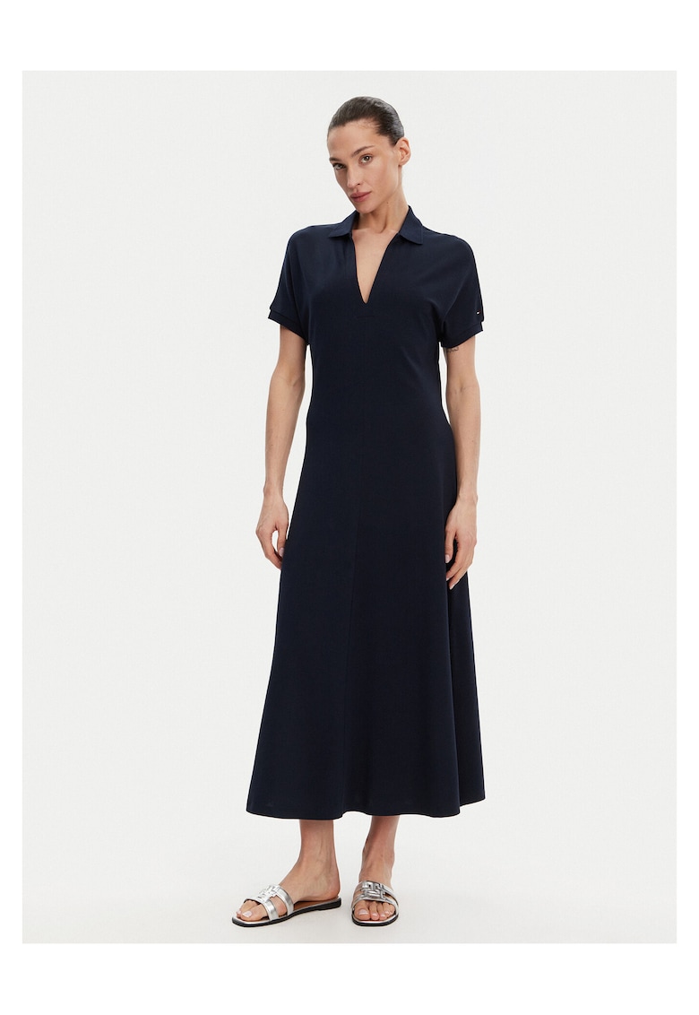 Rochie casual de dama bleumarin -