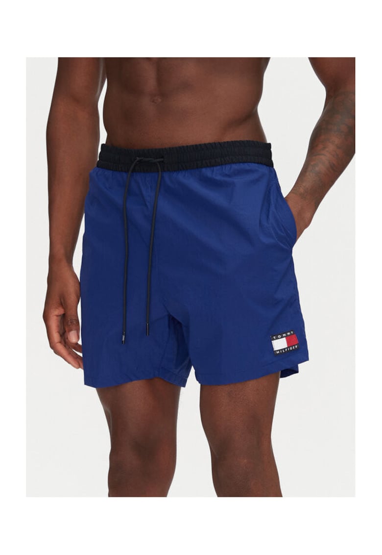 Costum de baie barbati albastru inchis -