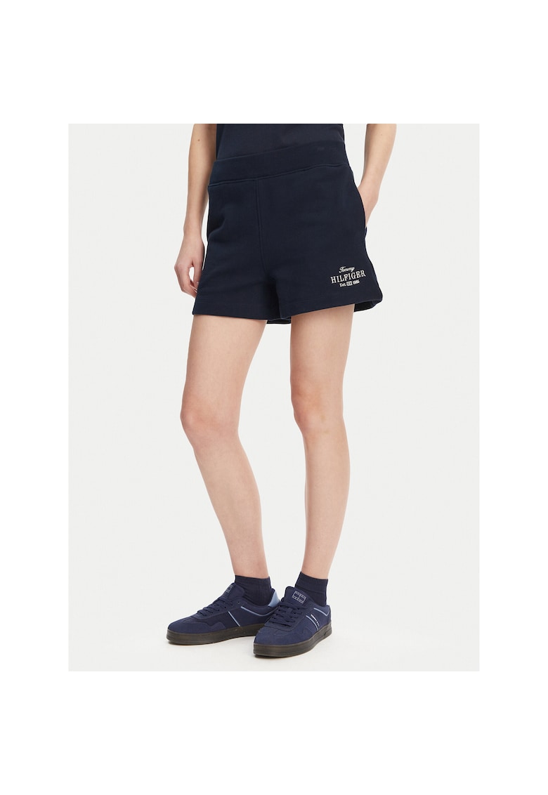 Pantaloni sport dama - bleumarin - scurti