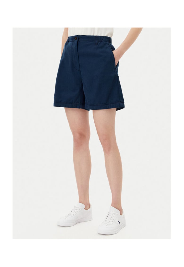 Pantaloni scurti - pentru dama - bleumarin -