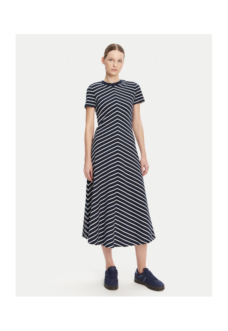 Rochie de zi pentru femei - bleumarin -