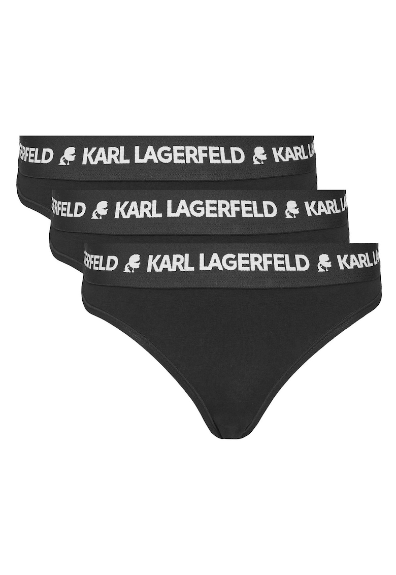 Lenjerie intima dama - Negru - 3 buc -