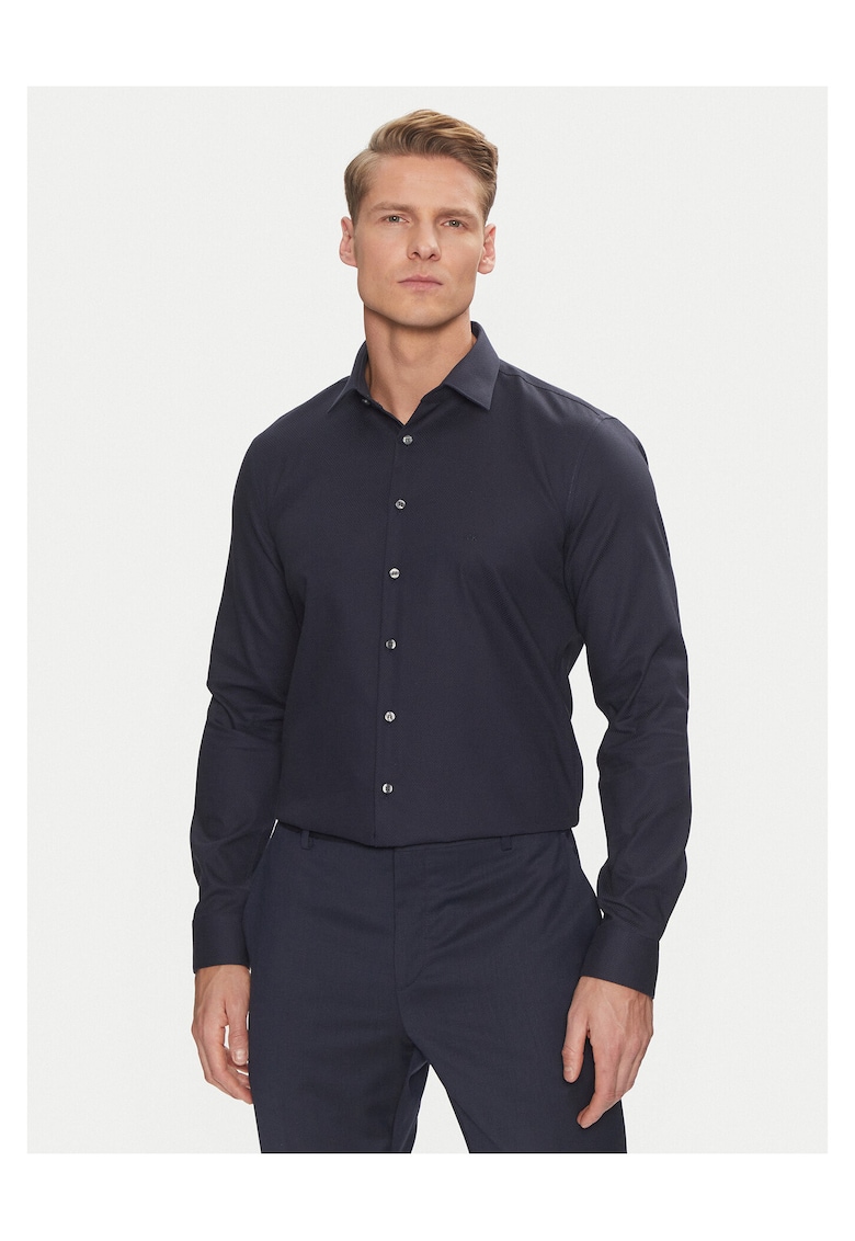 Camasa barbati bleumarin - bumbac -