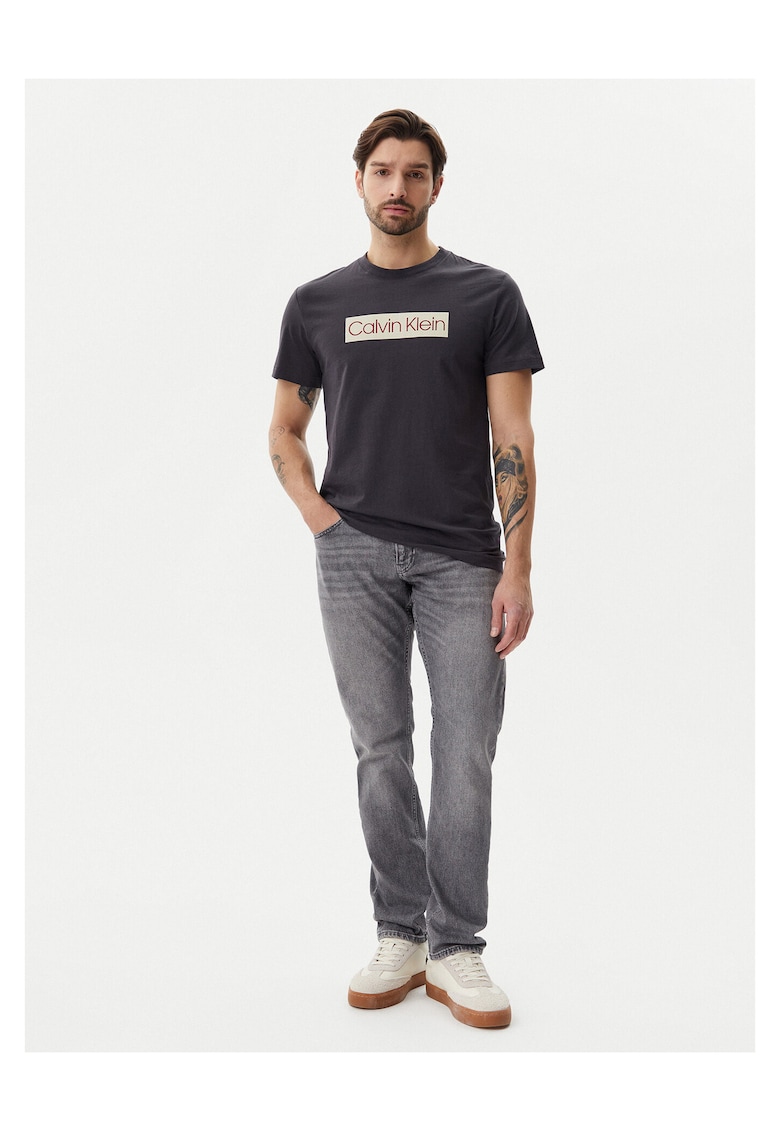 Blugi barbati gri deschis - denim