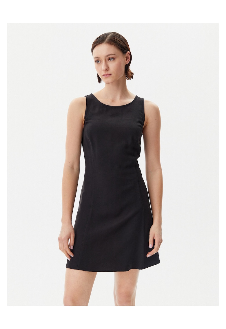 Rochie casual dama negru - material usor