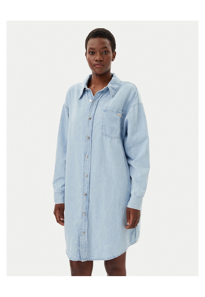Rochie din denim albastru - femei