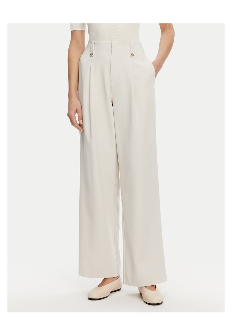 Pantaloni eleganti pentru dama textil - gri