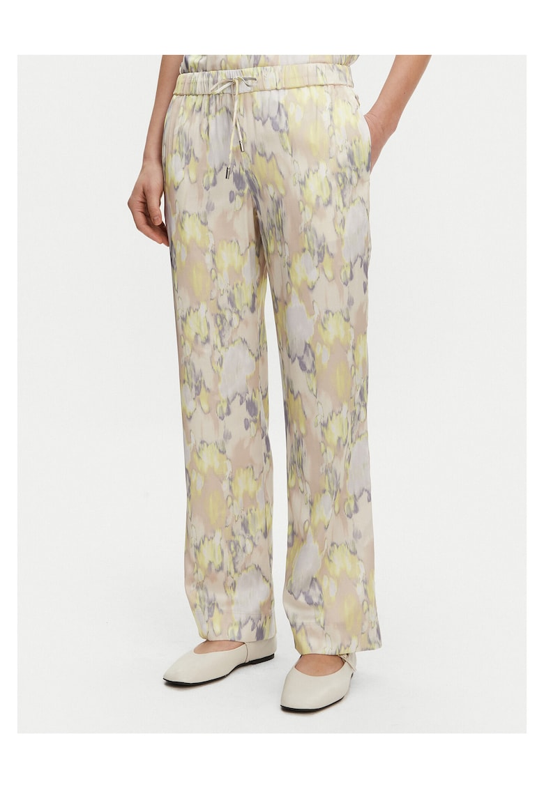 Pantaloni dama largi - multicolor