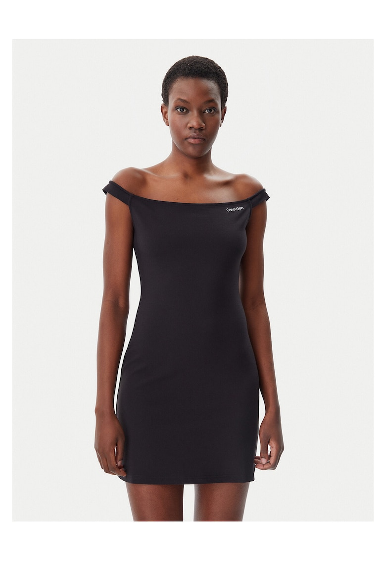 Rochie casual de dama negru -