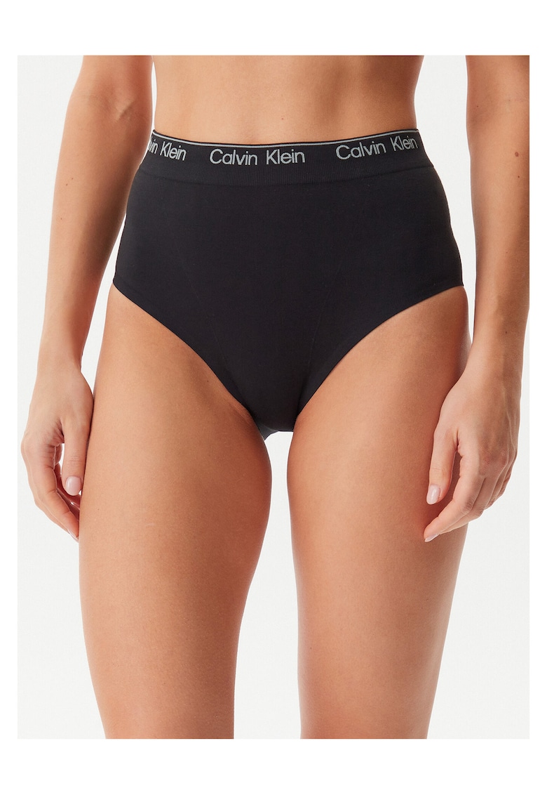 Chiloti clasici dama talie inalta - negru - lenjerie intima -