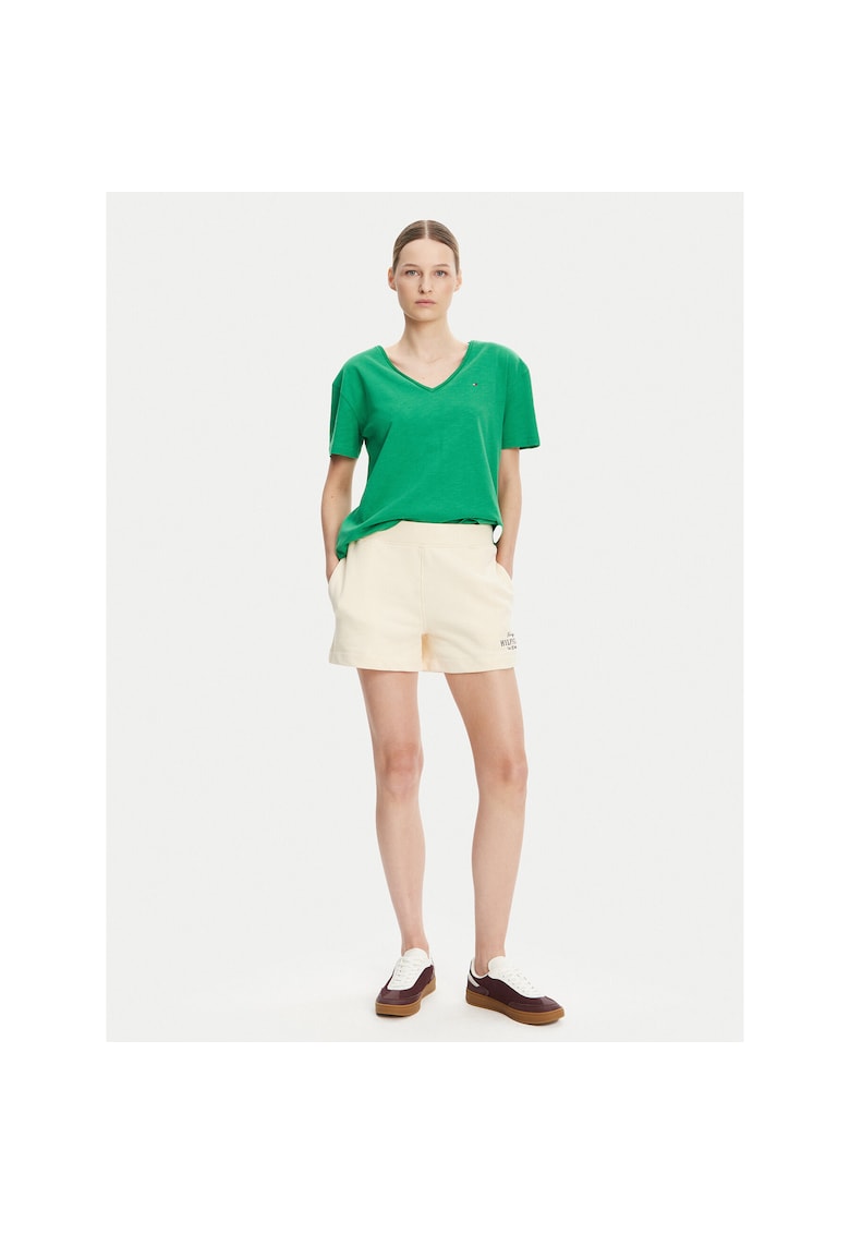 Pantaloni scurti sport dama bej -