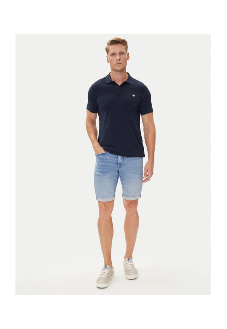 Pantaloni scurti de barbati - denim - albastru deschis