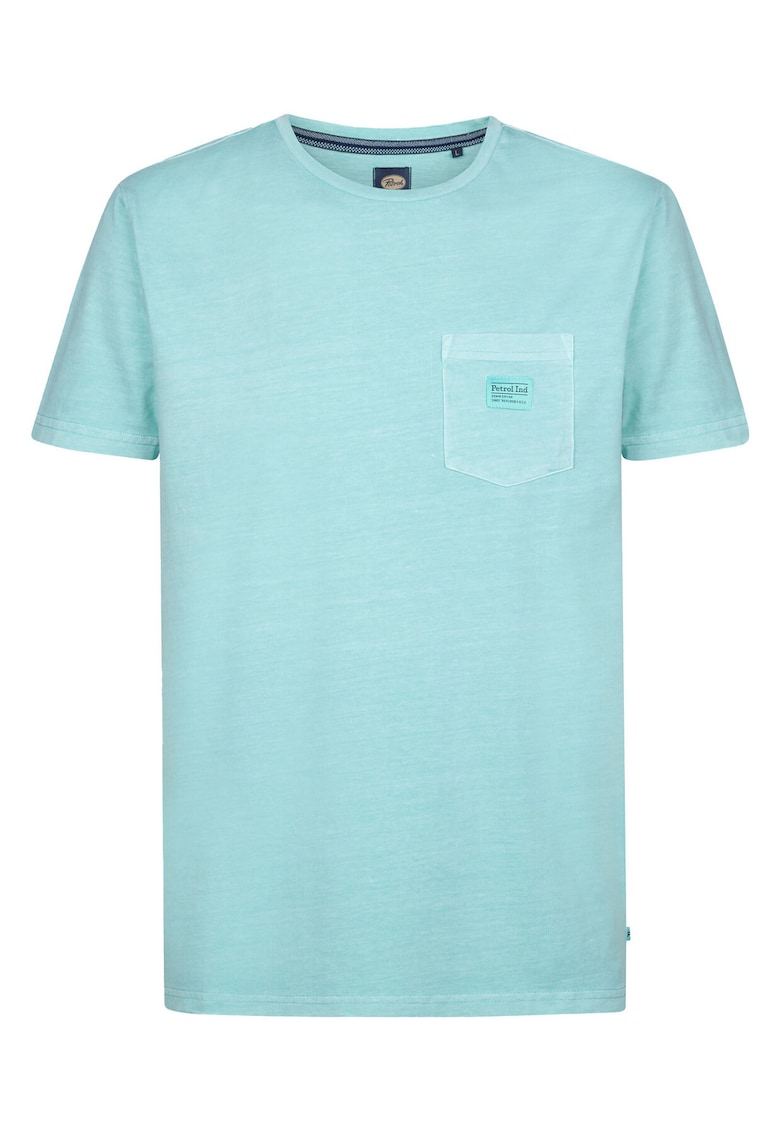 Tricou barbati albastru turcoaz - bumbac