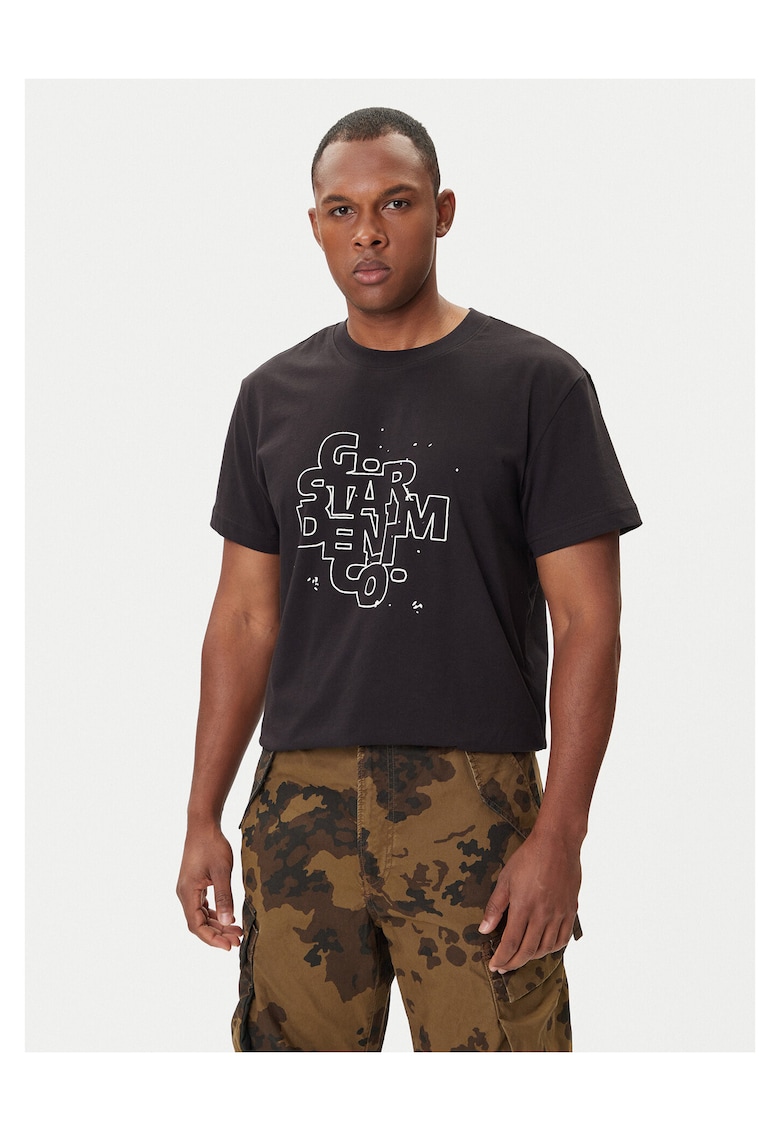 G Star Raw Tricou barbati G-Star Raw - negru - bumbac