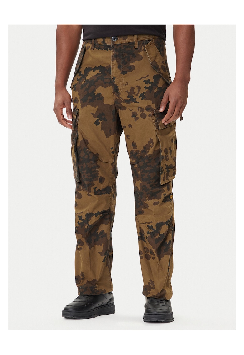 Pantaloni barbati - verde - material G-Star Raw