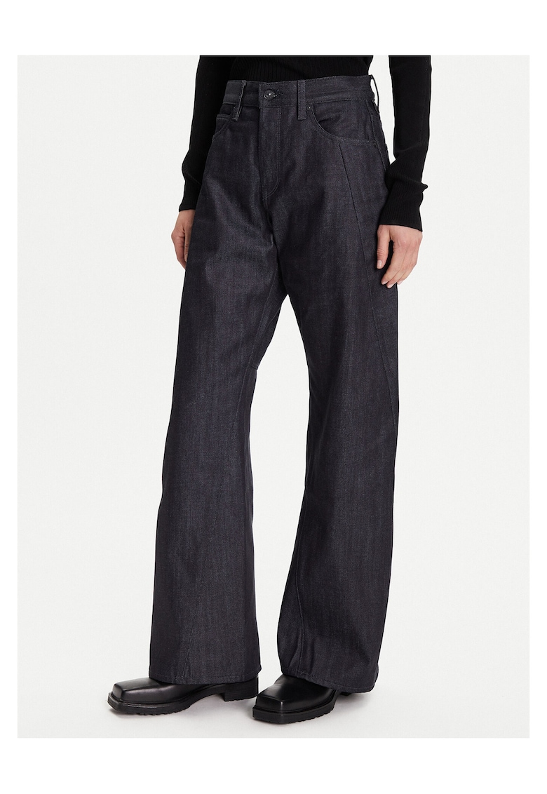Pantaloni dama - D27690 D315 - bleumarin -