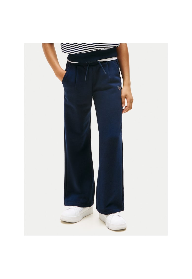 Pantaloni de trening pentru fete bleumarin -