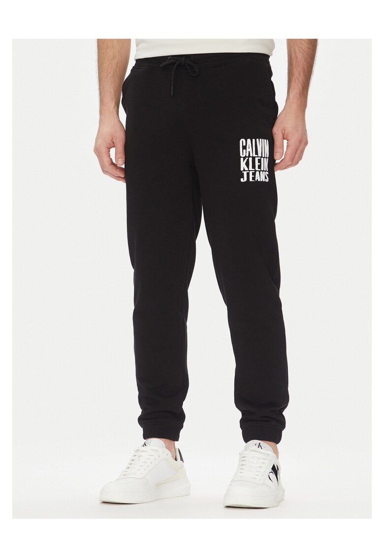 Pantaloni barbati negru - trening -