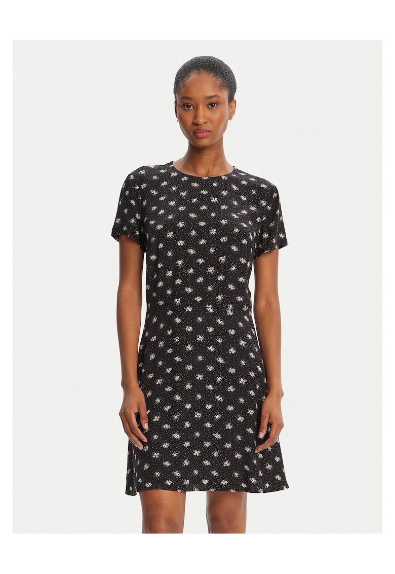 Rochie casual dama negru - fabricatie de calitate
