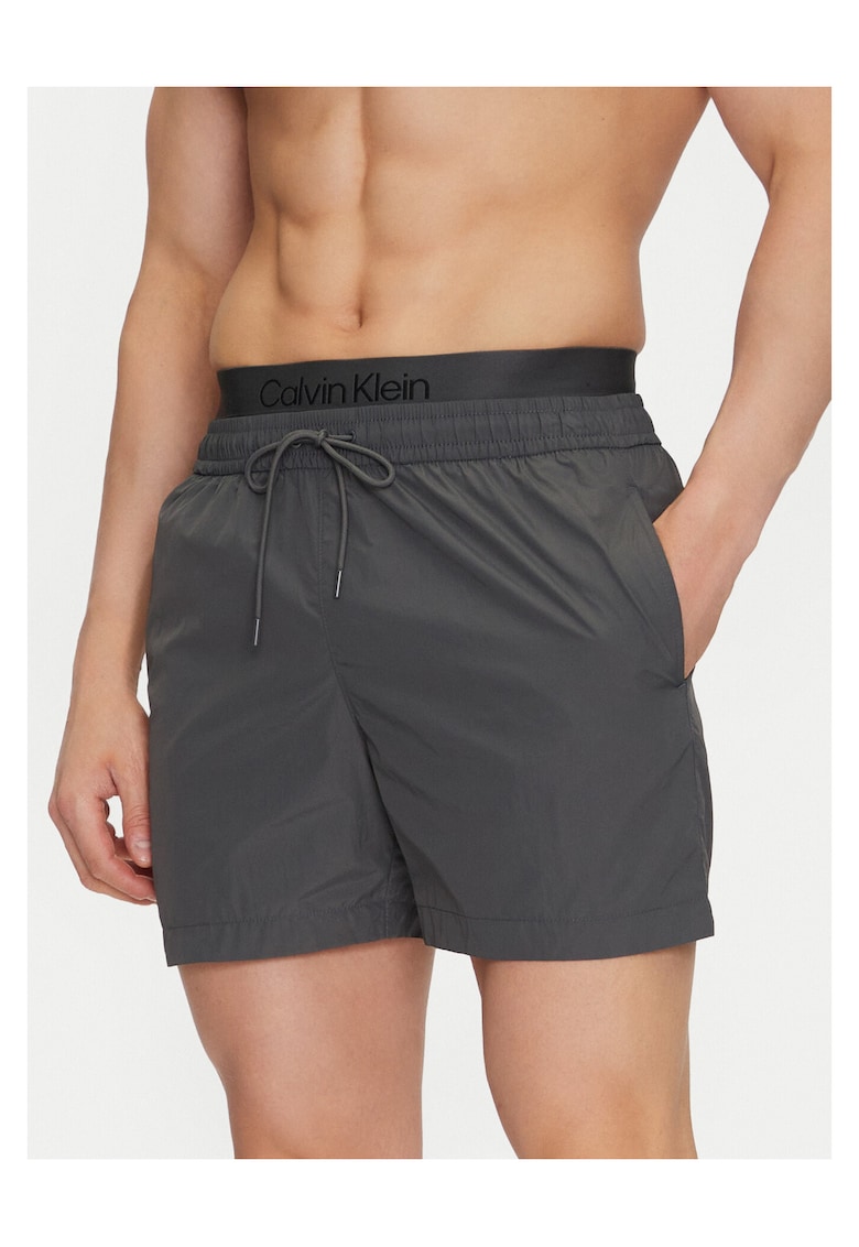 Costum de baie barbati gri inchis -