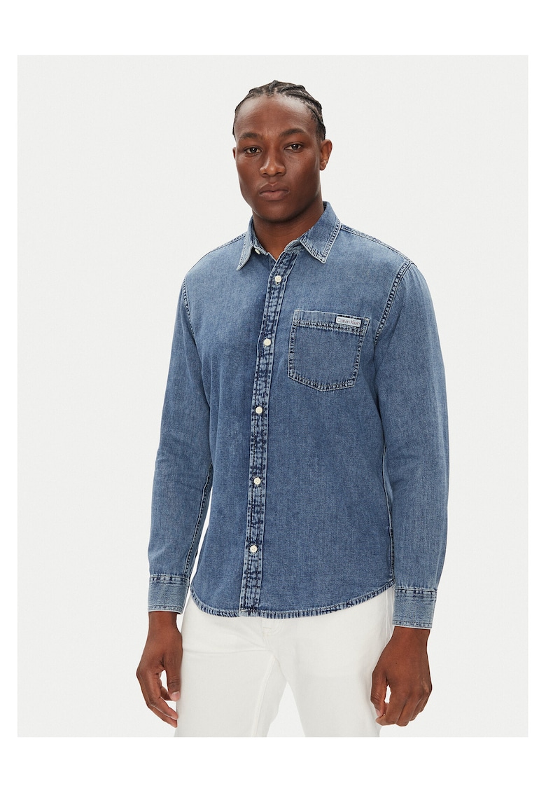 Camasa barbati - albastru - denim